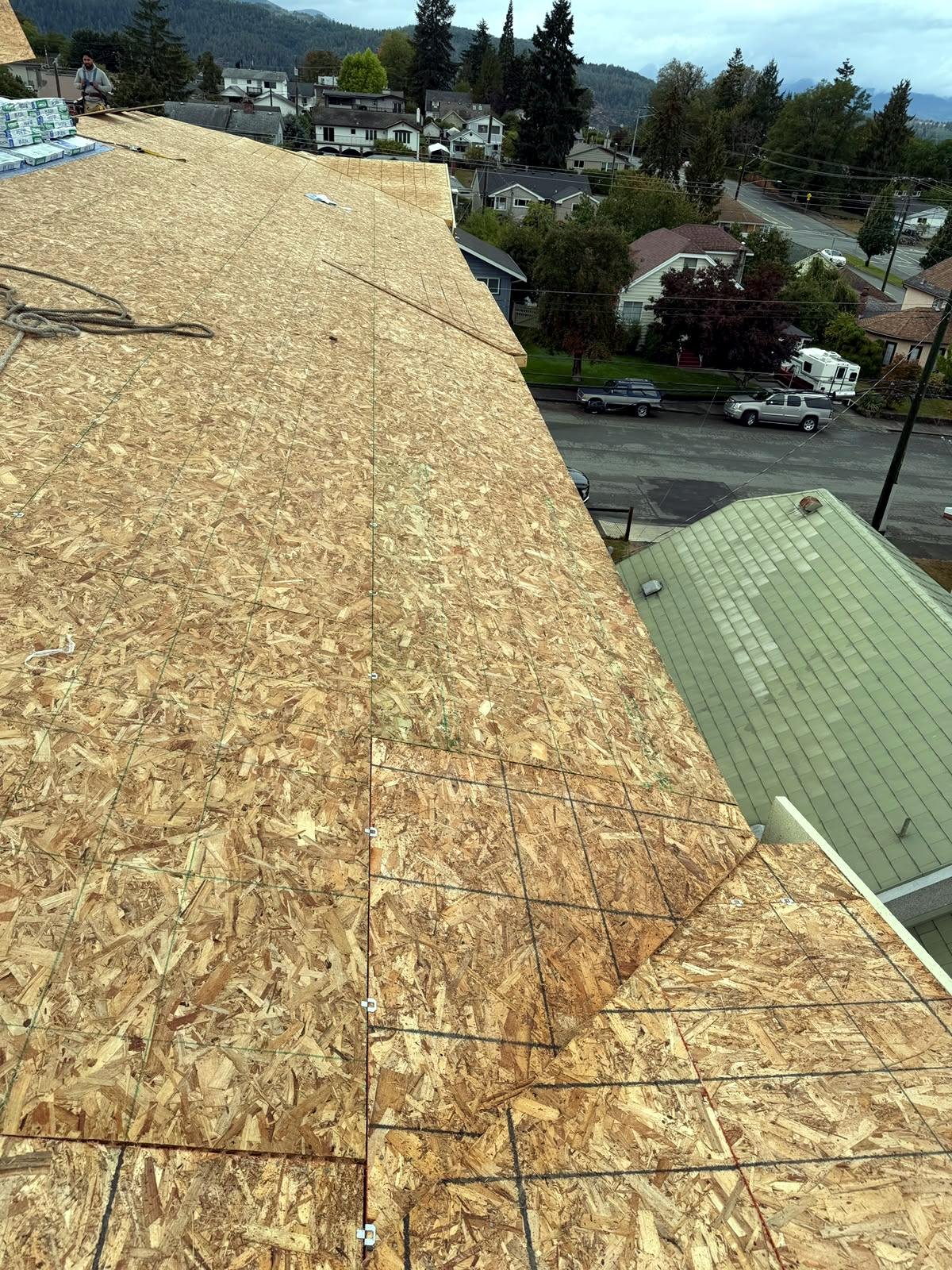Eco Roofing Ltd crew completing a residential re-roofing project on Vancouver Island